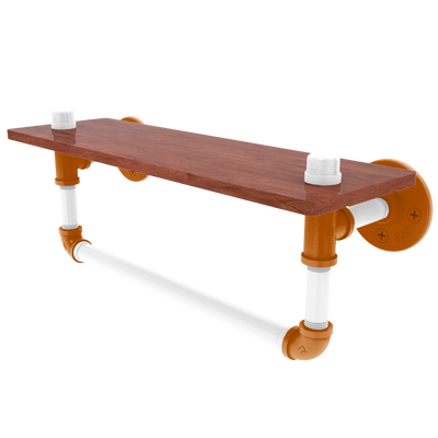 Collegiate Collection Wood Shelf with Towel Bar Austin Game Day Edition