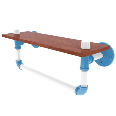Collegiate Collection Wood Shelf with Towel Bar Chapel Hill Game Day Edition