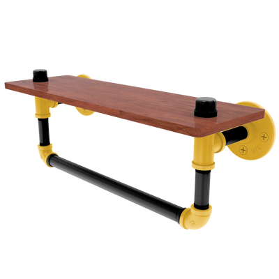 Collegiate Collection Wood Shelf with Towel Bar Show-Me State Game Day Edition