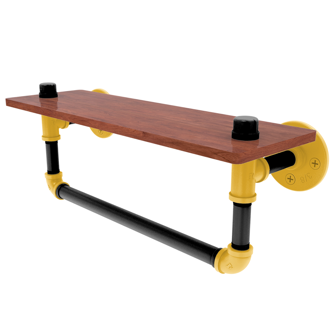 Collegiate Collection Wood Shelf with Towel Bar Show-Me State Game Day Edition