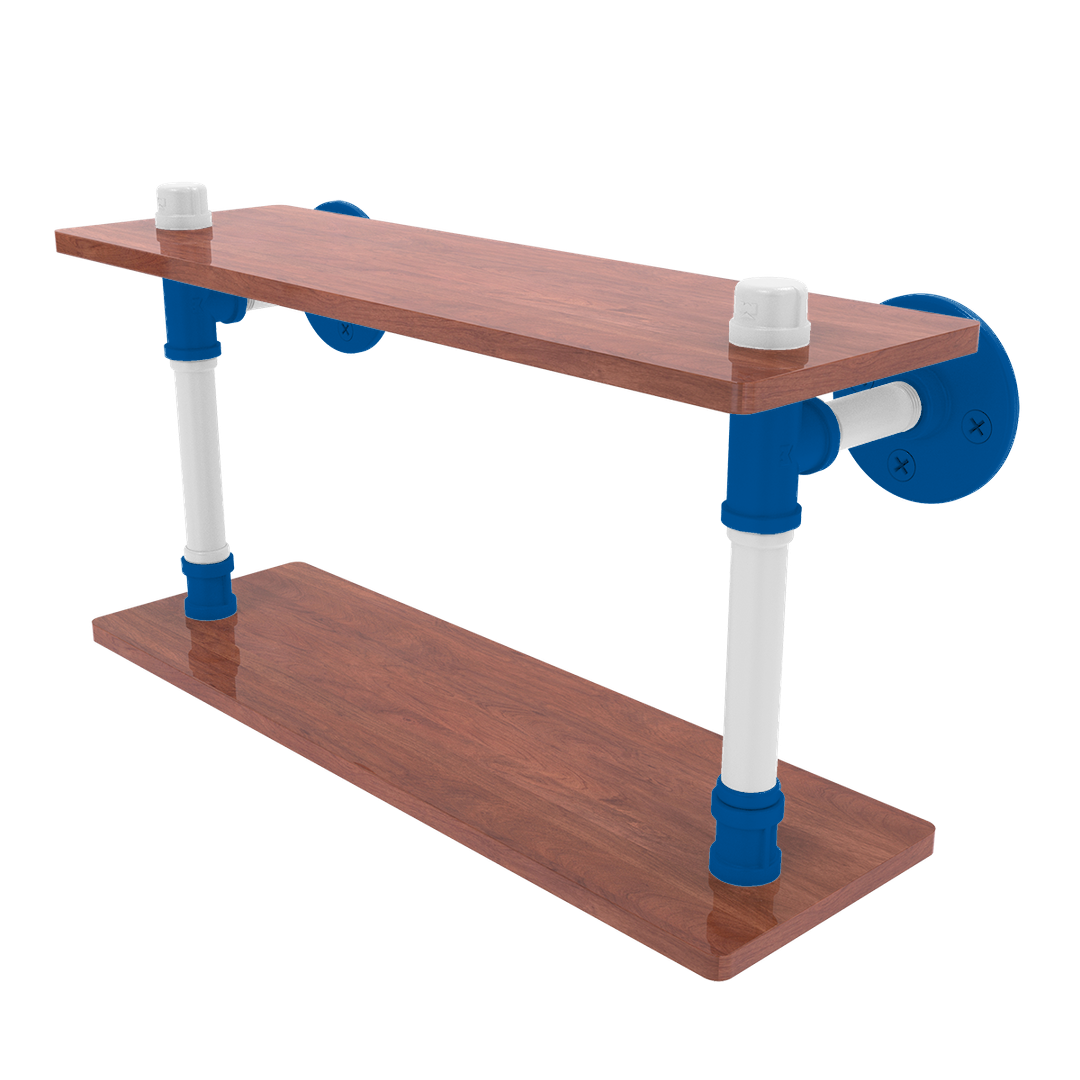 Collegiate Collection Wood Double Shelf Lexington Legends Edition