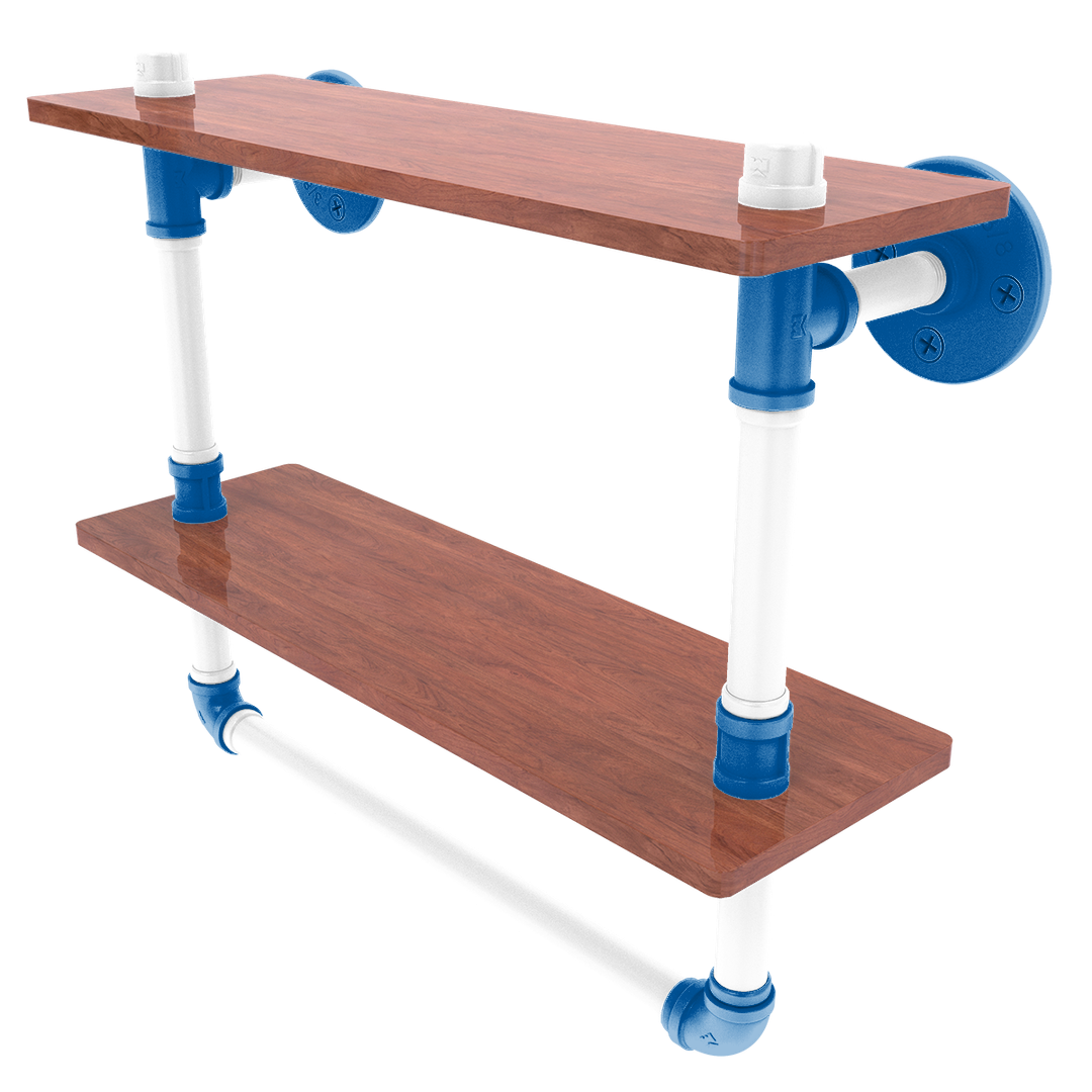 Collegiate Collection Double Wood Shelf with Towel Bar Lexington Legends Edition