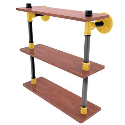 Collegiate Collection Wood Triple Shelf Show-Me State Game Day Edition