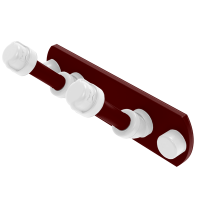 Collegiate Collection 2 Position Multi Hook College Station Maroon and White Edition