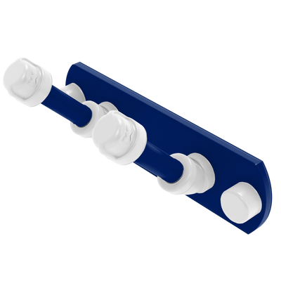 Collegiate Collection 2 Position Multi Hook Durham Blue and White Edition