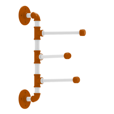 Collegiate Collection 3 Swing Arm Vertical Towel Bar Austin Game Day Edition