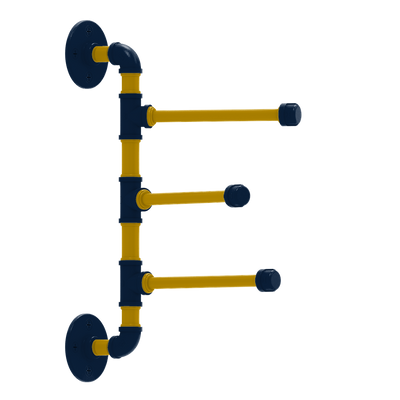 Collegiate Collection 3 Swing Arm Vertical Towel Bar South Bend Game Day Edition
