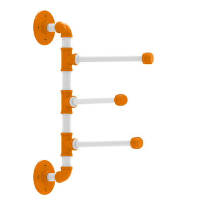 Collegiate Collection 3 Swing Arm Vertical Towel Bar Knoxville Game Day Edition