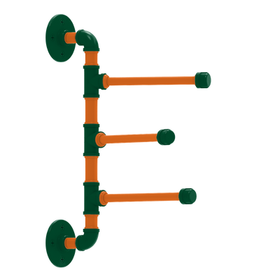 Collegiate Collection 3 Swing Arm Vertical Towel Bar South Beach Game Day Edition