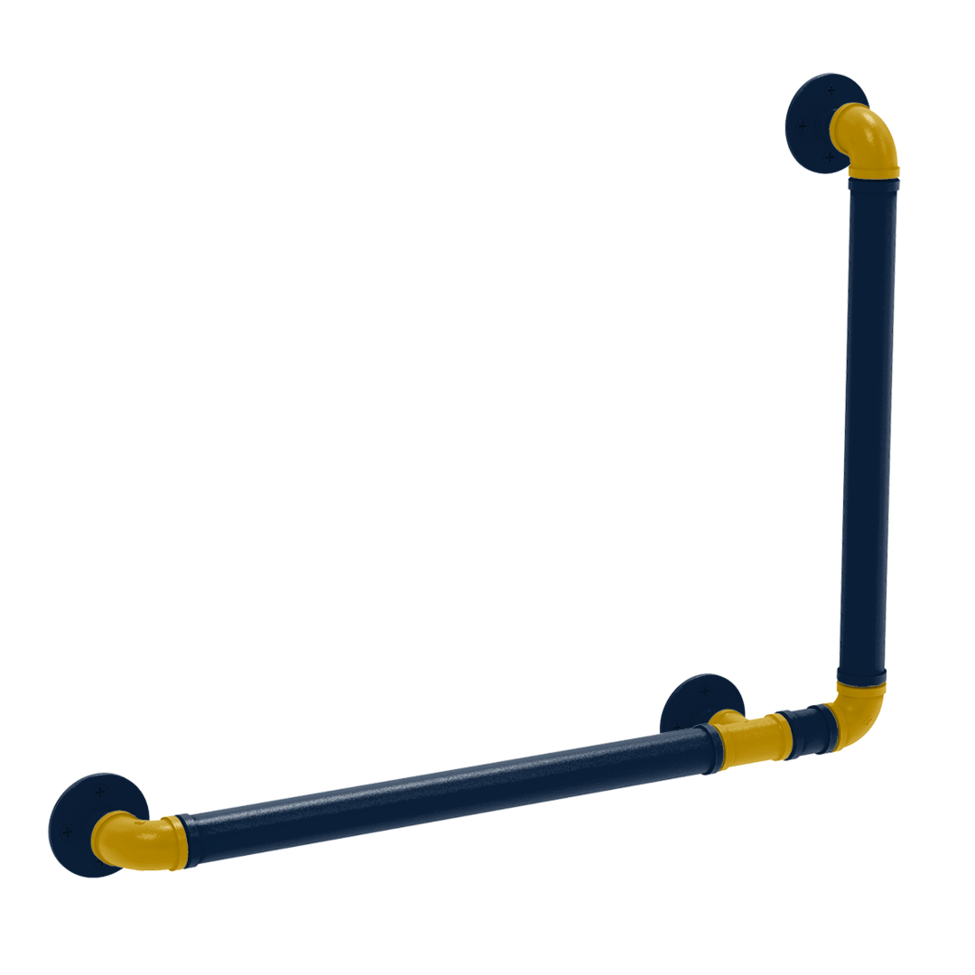 Collegiate Collection 90 Degree Grab Bar Right Hand South Bend Game Day Edition
