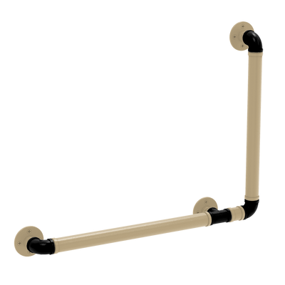 Collegiate Collection 90 Degree Grab Bar Right Hand West Lafayette Black and Gold Edition