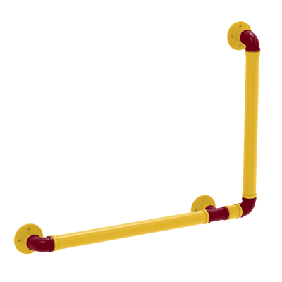 Collegiate Collection 90 Degree Grab Bar Right Hand Twin Cities Maroon and Gold Edition