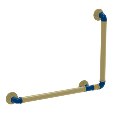Collegiate Collection 90 Degree Grab Bar Right Hand Atlanta Gold and White Edition