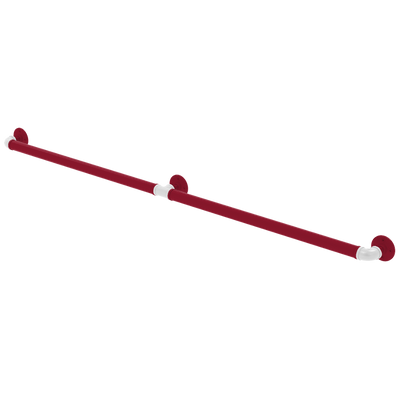 Collegiate Collection Extended 3 Post Grab Bar Tidewater Red and White Edition