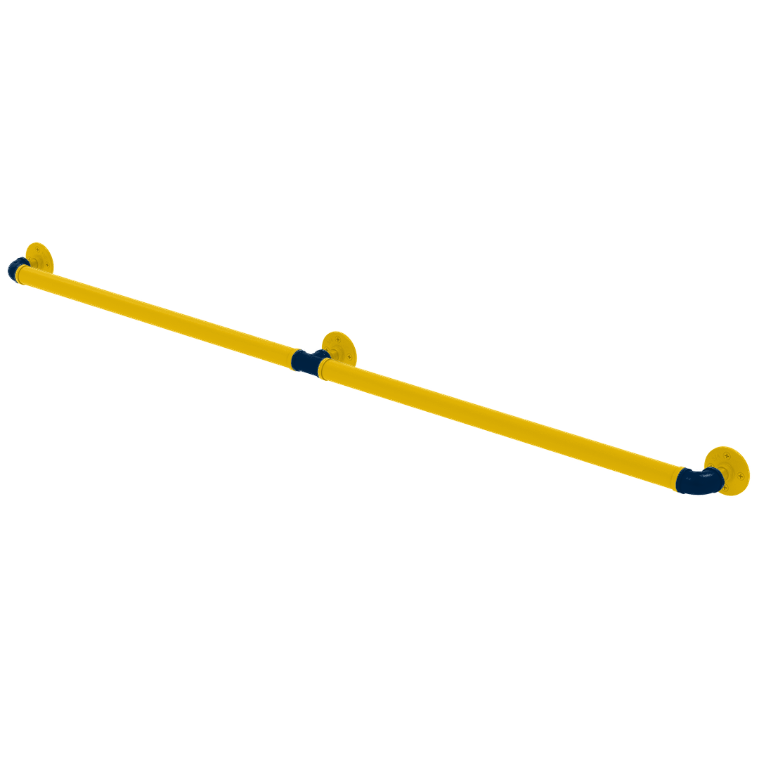 Collegiate Collection Extended 3 Post Grab Bar Great Lakes Maize and Blue Edition