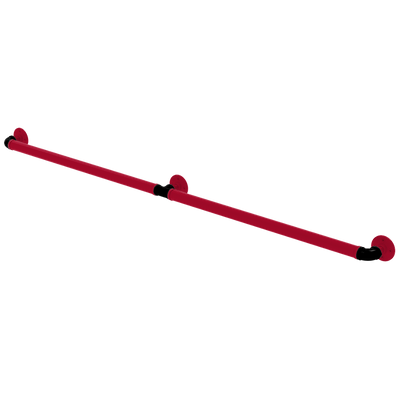 Collegiate Collection Extended 3 Post Grab Bar Athens Red and Black Edition