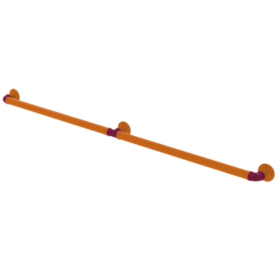Collegiate Collection Extended 3 Post Grab Bar Blacksburg Game Day Edition