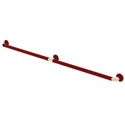 Collegiate Collection Extended 3 Post Grab Bar Norman Crimson and Cream Edition