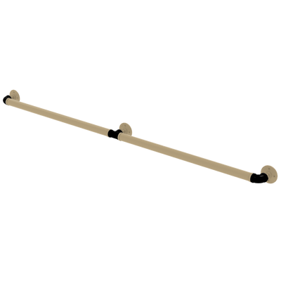 Collegiate Collection Extended 3 Post Grab Bar West Lafayette Black and Gold Edition