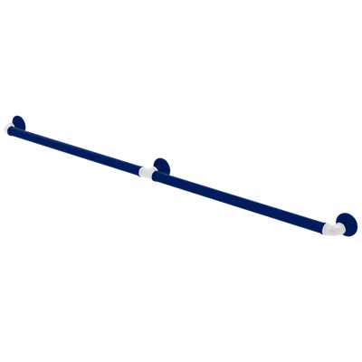 Collegiate Collection Extended 3 Post Grab Bar Durham Blue and White Edition
