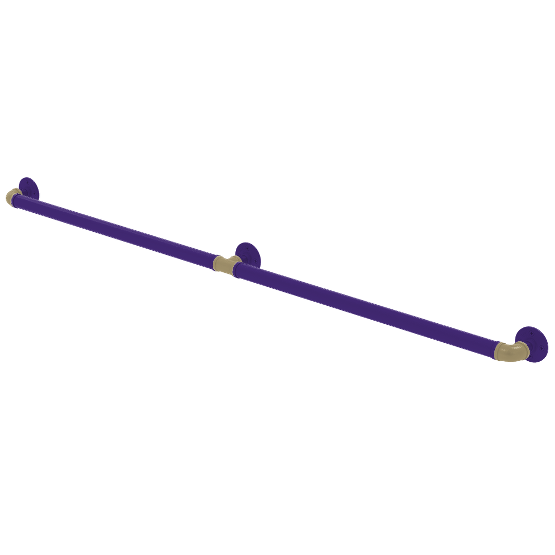 Collegiate Collection Extended 3 Post Grab Bar Seattle Purple and Gold Edition