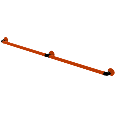Collegiate Collection Extended 3 Post Grab Bar Corvallis Orange and Black Edition