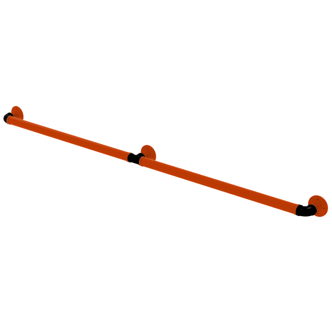 Collegiate Collection Extended 3 Post Grab Bar Corvallis Orange and Black Edition