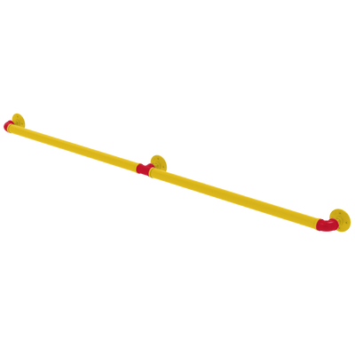 Collegiate Collection Extended 3 Post Grab Bar Chesapeake Red Black and Gold Edition