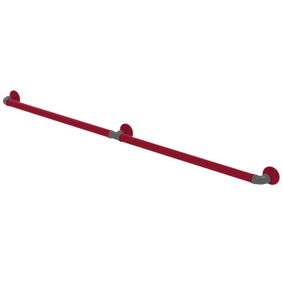 Collegiate Collection Extended 3 Post Grab Bar Pullman Crimson and Gray Edition