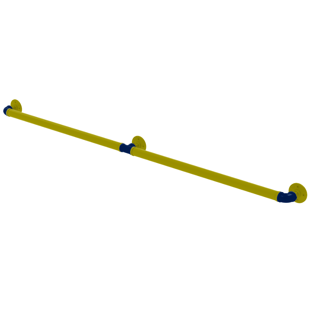 Collegiate Collection Extended 3 Post Grab Bar Steel City Game Day Edition