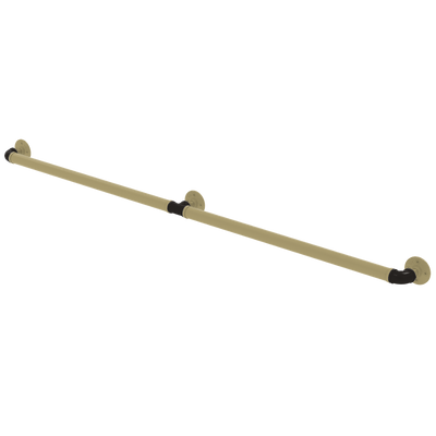 Collegiate Collection Extended 3 Post Grab Bar Boulder Black and Gold Edition