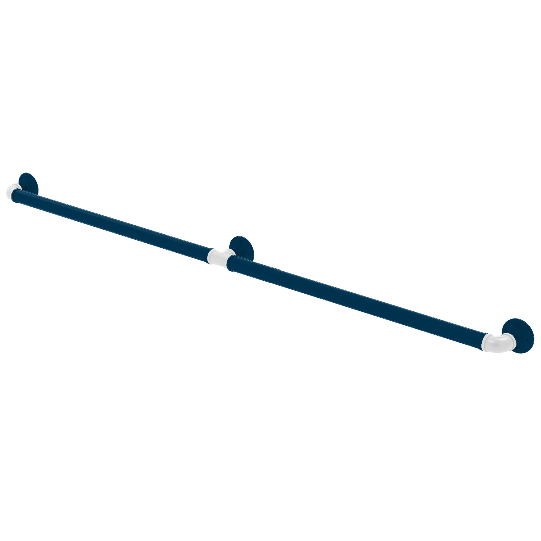 Collegiate Collection Extended 3 Post Grab Bar Hartford Blue and White Edition