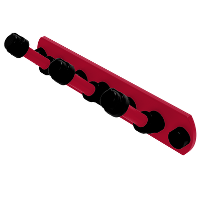 Collegiate Collection 3 Position Multi Hook Athens Red and Black Edition