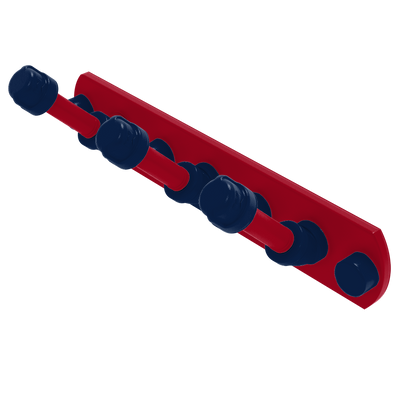 Collegiate Collection 3 Position Multi Hook Tucson Red and Blue Edition