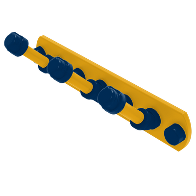 Collegiate Collection 3 Position Multi Hook Bay Area Blue and Gold Edition