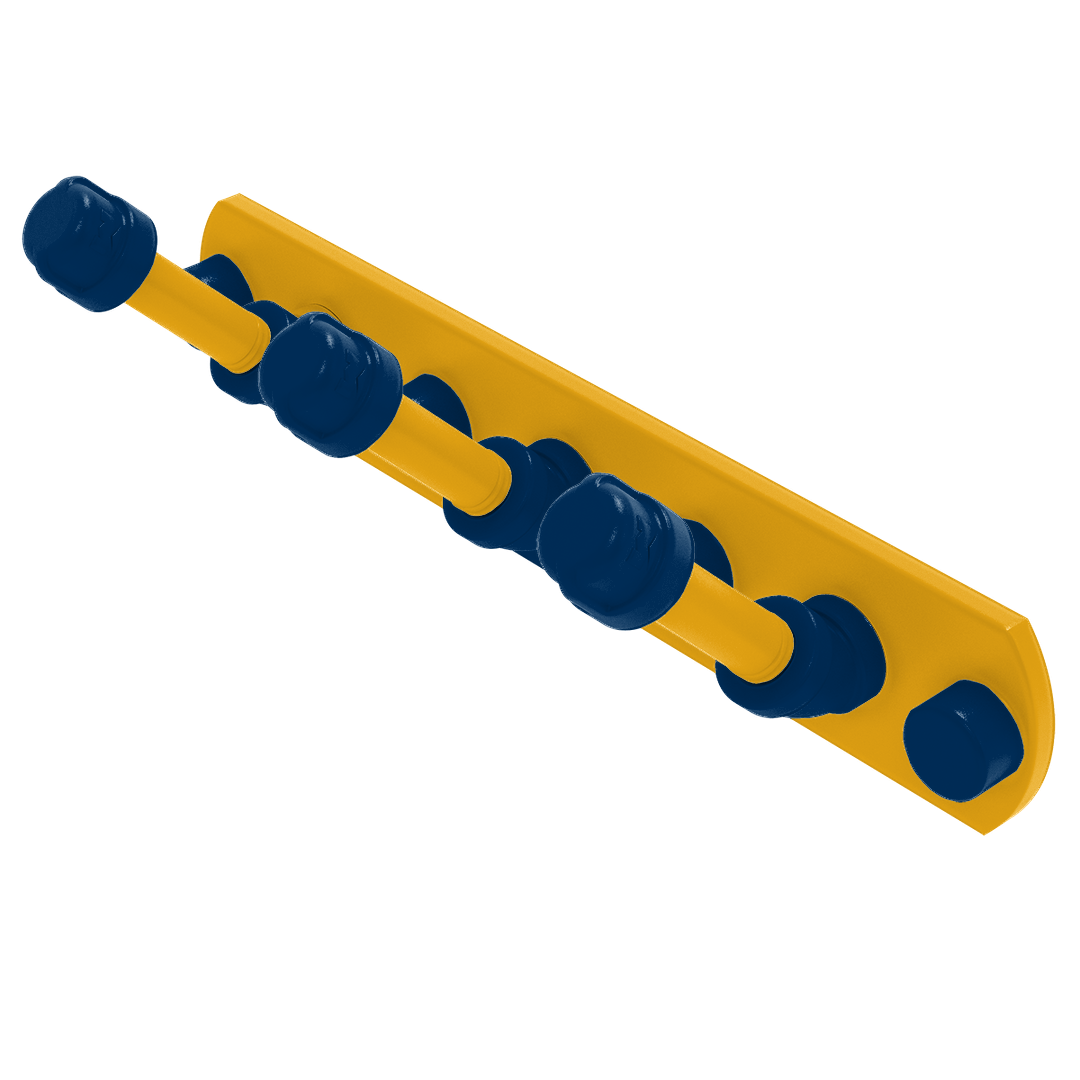 Collegiate Collection 3 Position Multi Hook Bay Area Blue and Gold Edition