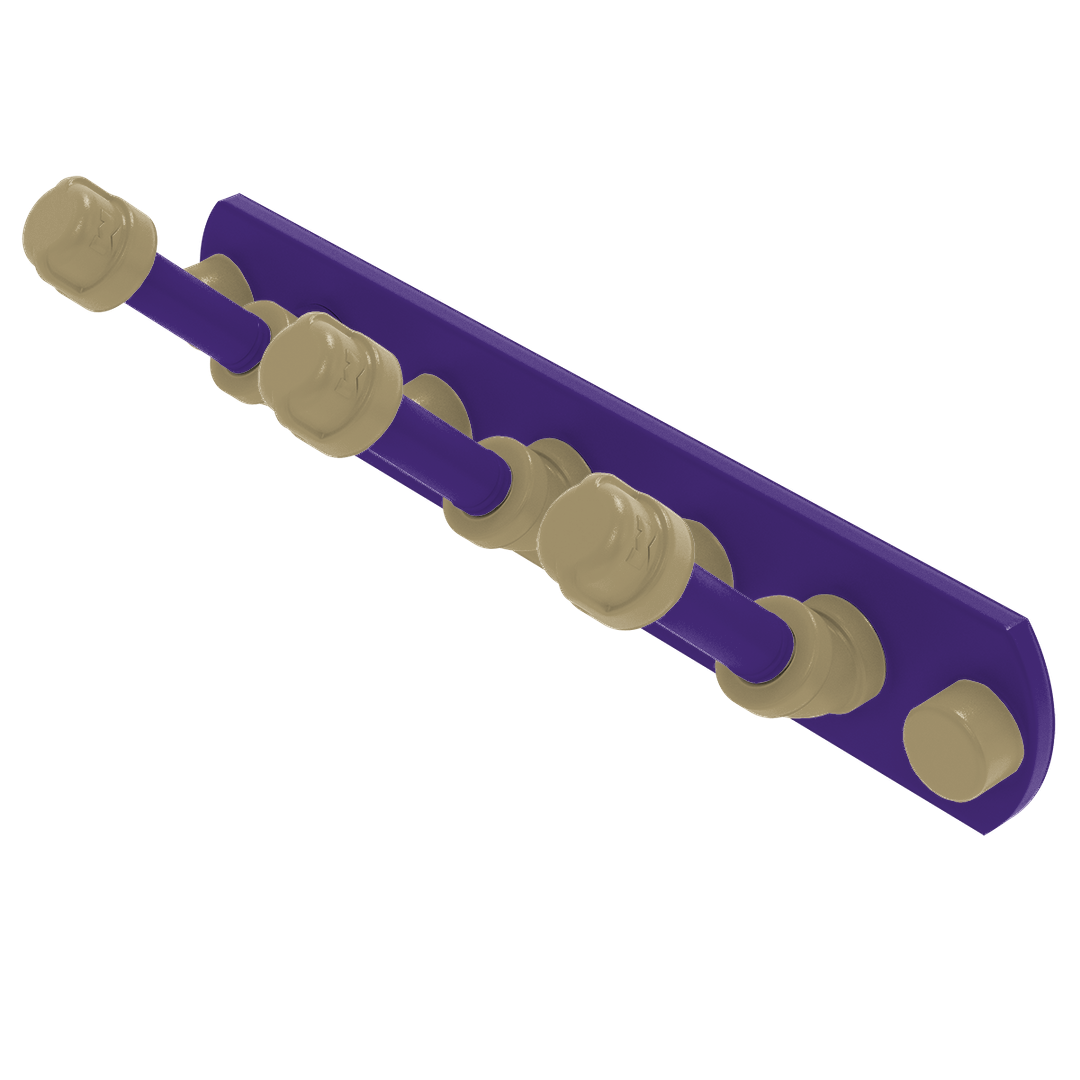 Collegiate Collection 3 Position Multi Hook Seattle Purple and Gold Edition