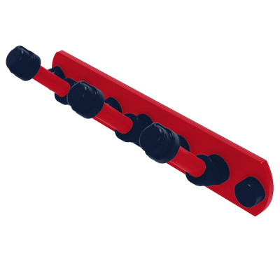 Collegiate Collection 3 Position Multi Hook Oxford Red and Navy Edition