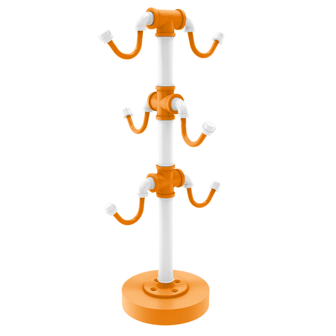 Collegiate Collection Countertop 6 Coffee Mug Holder Knoxville Game Day Edition