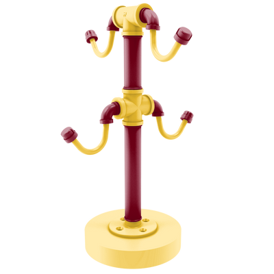 Collegiate Collection Countertop 4 Coffee Mug Holder Twin Cities Maroon and Gold Edition