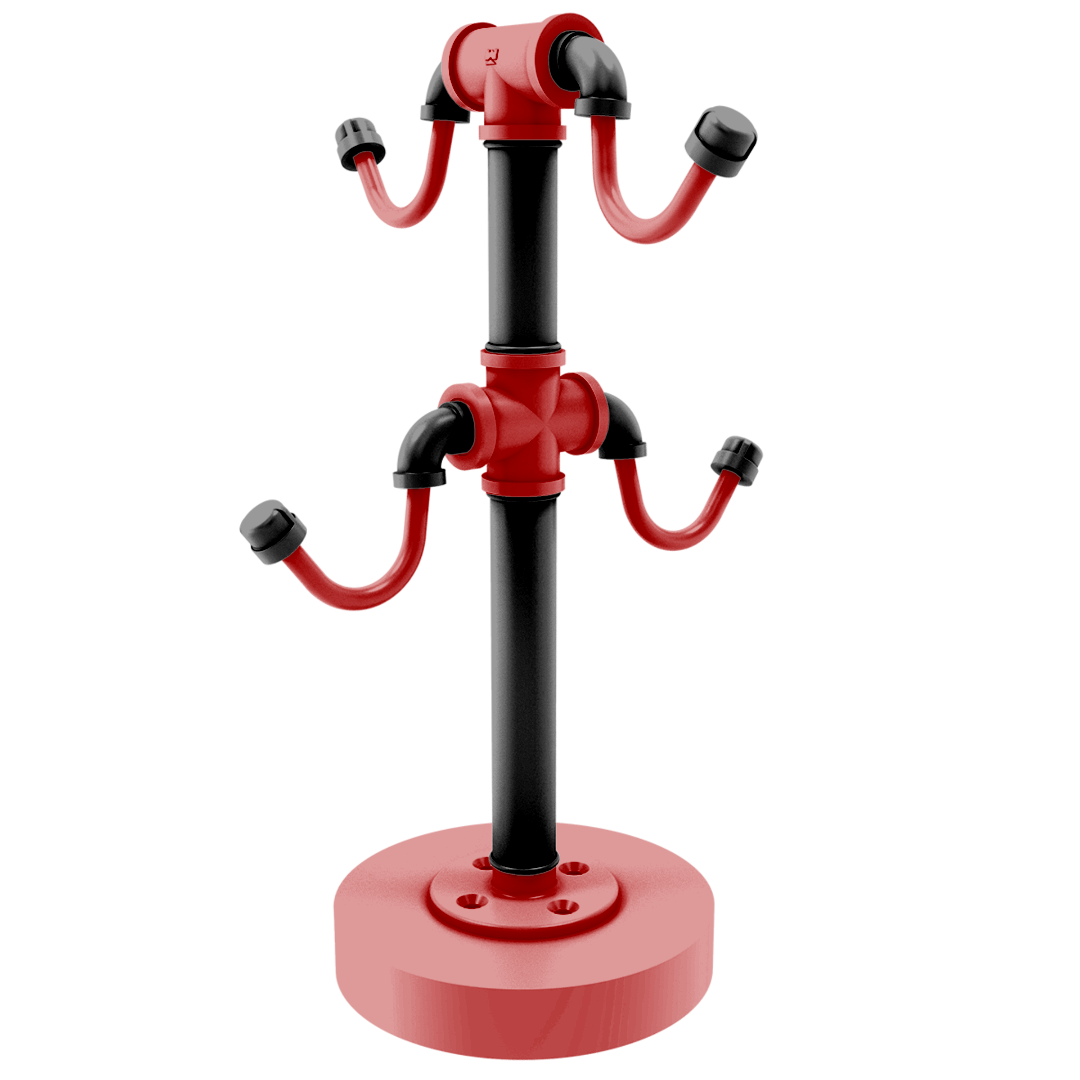 Collegiate Collection Countertop 4 Coffee Mug Holder Derby City Game Day Edition