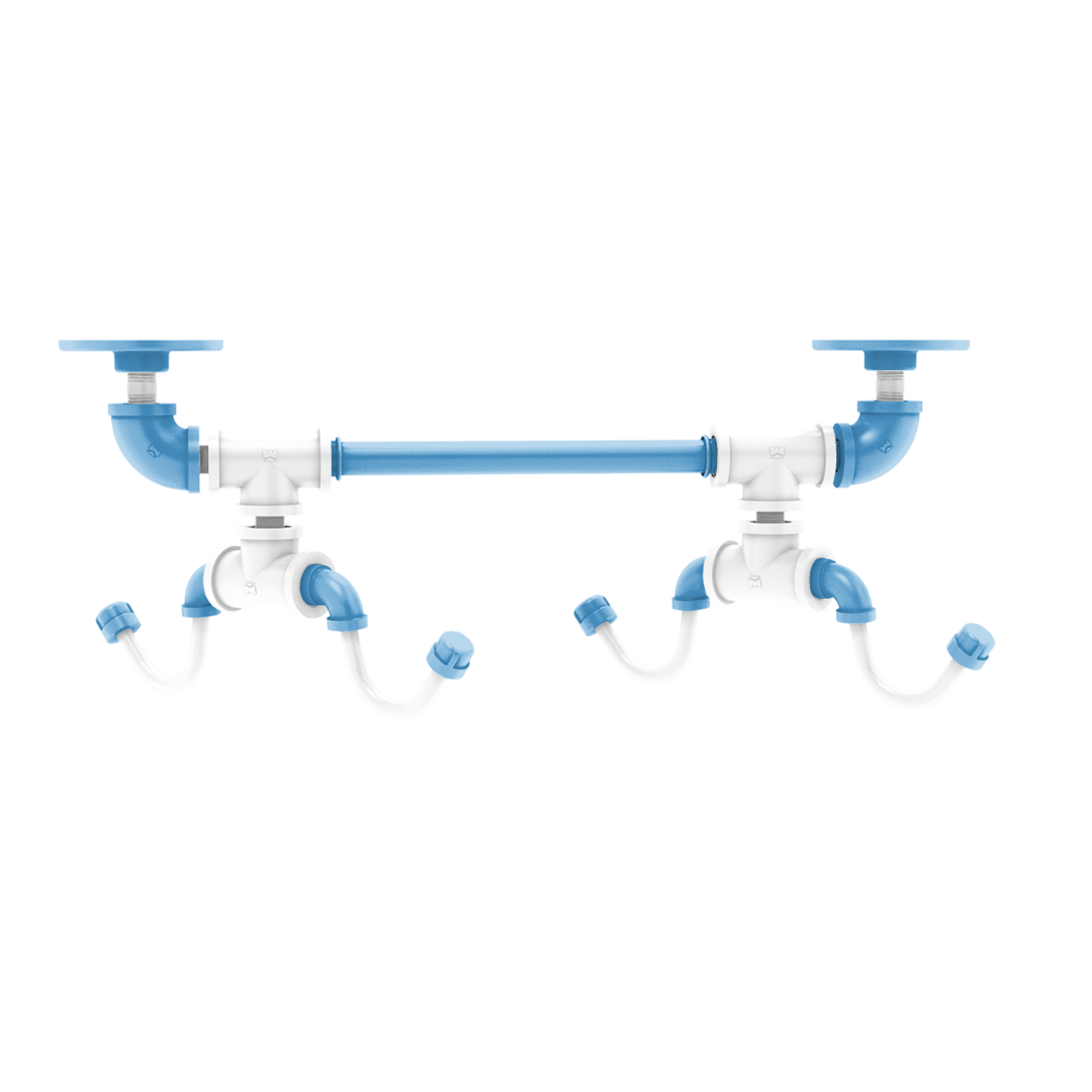 Collegiate Collection Under Cabinet 4 Coffee Mug Rack Hartford Chapel Hill Game Day Edition