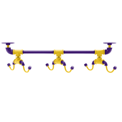 Collegiate Collection Under Cabinet 6 Coffee Mug Rack Bayou Bold Edition