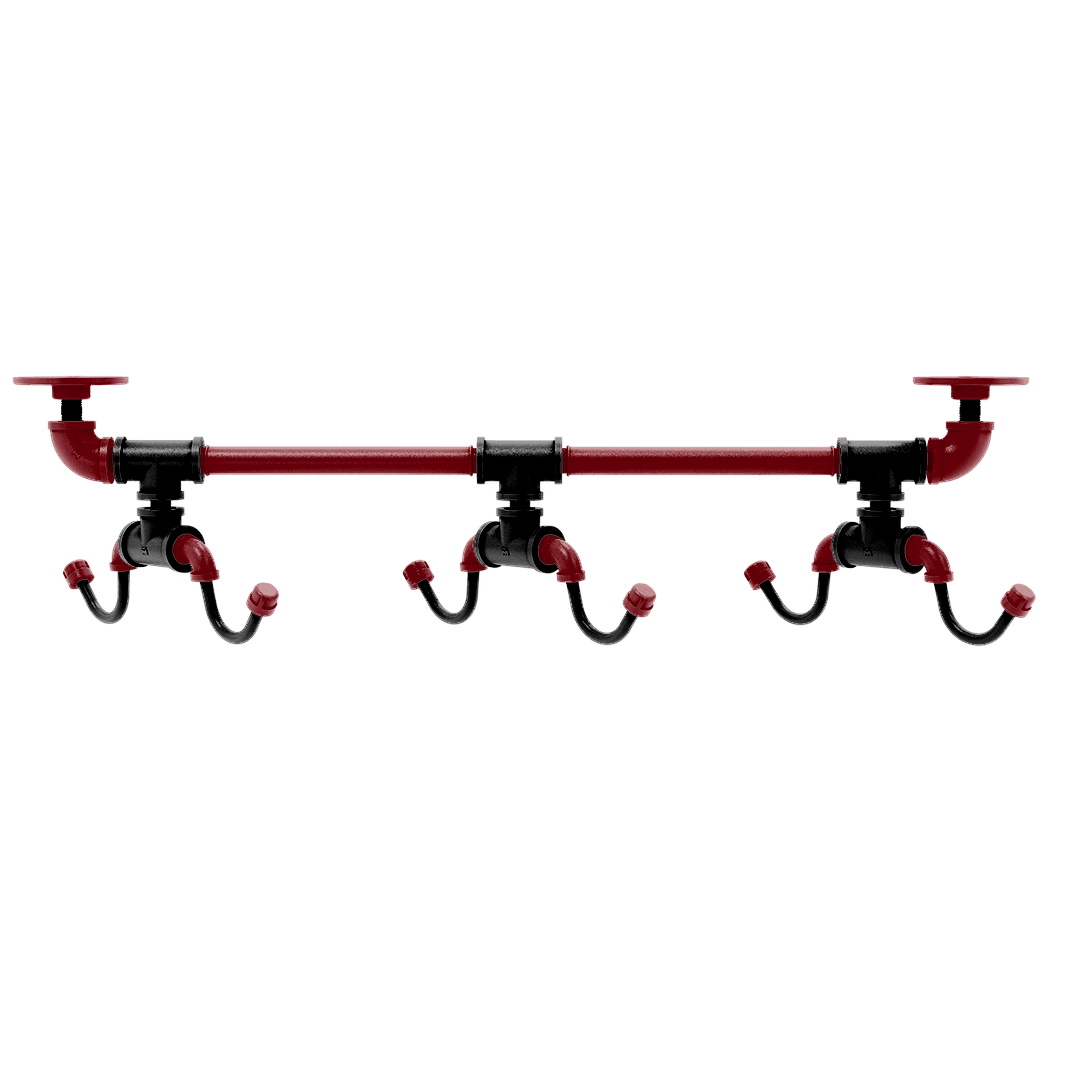 Collegiate Collection Under Cabinet 6 Coffee Mug Rack Columbia Garnet and Black Edition