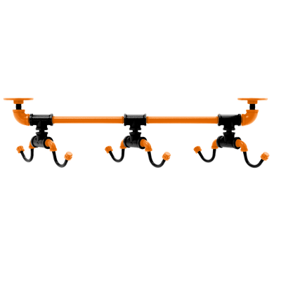 Collegiate Collection Under Cabinet 6 Coffee Mug Rack Stillwater Orange and Black Edition