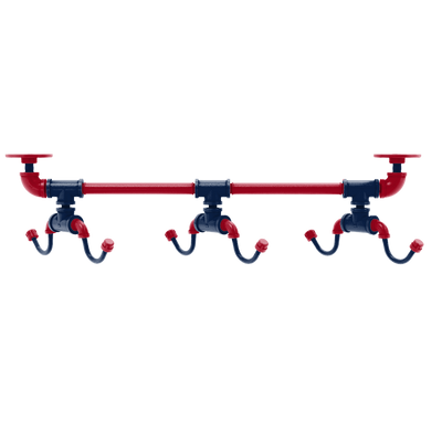 Collegiate Collection Under Cabinet 6 Coffee Mug Rack Tucson Red and Blue Edition