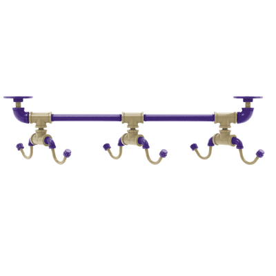 Collegiate Collection Under Cabinet 6 Coffee Mug Rack Seattle Purple and Gold Edition