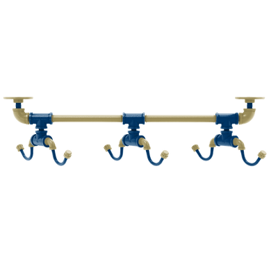 Collegiate Collection Under Cabinet 6 Coffee Mug Rack Atlanta Gold and White Edition