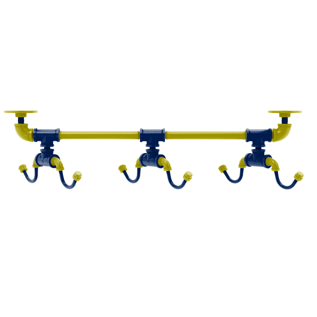 Collegiate Collection Under Cabinet 6 Coffee Mug Rack Steel City Game Day Edition