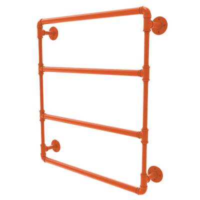 Collegiate Collection Wall Mounted Ladder Towel Bar Foothills Orange and Purple Edition